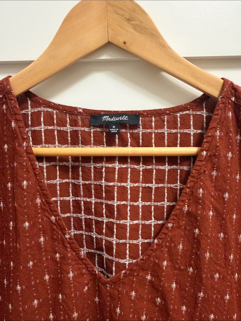 Madewell size medium Rust T shirt dress - Picture 5 of 6